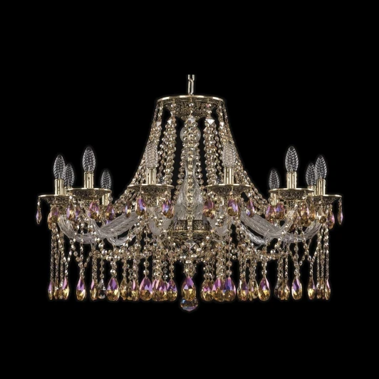 16113/12/300 GB R777 Подвесная люстра Bohemia Ivele Crystal 16113/12/300 GB R777