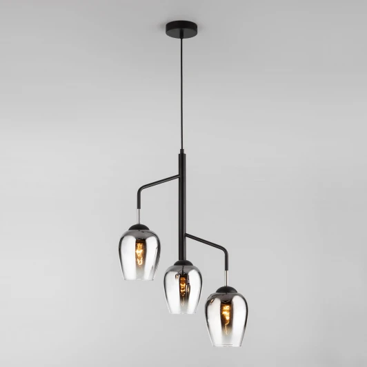 50086/3 хром Подвесная люстра Eurosvet Record 50086/3 хром