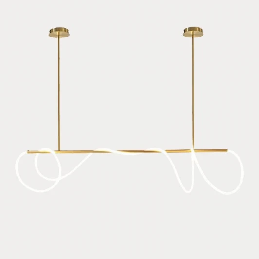 F0324-08 Потолочная люстра на штанге с гибким неоном Alfa Light F0324-08 (LED, 220V)