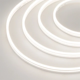 039565 Светодиодная лента герметичная МУНLIGHT-SIDE-M196-03x06mm 24V Day4000 (7.2 W/m, IP54, 2216, 5m, wire x2) (Arlight, Силикон) 039565