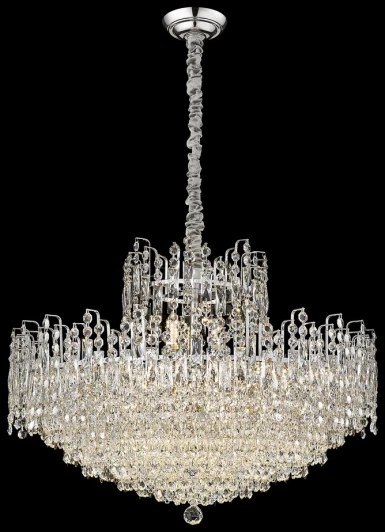 WE154.21.103 Подвесная люстра Wertmark Marcella WE154.21.103 (220V, хрусталь, на цепи)