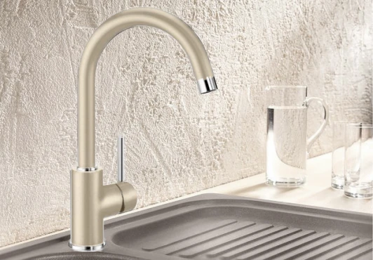 521459 Смеситель Blanco Mida-S Silgranit 521459 для кухонной мойки