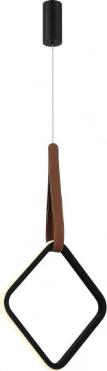 SL6131.423.12 Светильник подвесной ST Luce Shape SL6131.423.12 Черный/Черный, Терракотовый LED 1*12W 4000K (220V, на проводе)