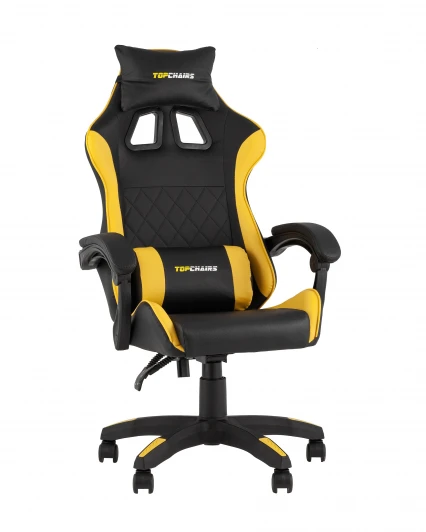 УТ000042699 Кресло спортивное TopChairs MG-7043 черно-жёлтый TopChairs УТ000042699