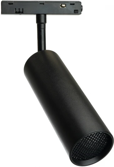 48920 Трековый светодиодный светильник низковольтный 12W 48V черный с антибликовой решеткой Feron MGN308 48920 (круглые)