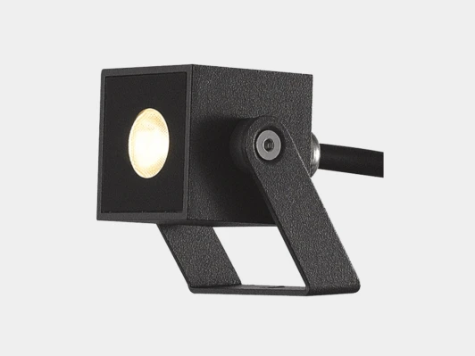 FL-1801-1-GR-WW Прожектор уличный IP65 серый 1Вт 3000К 12-24В DesignLed HL FL-1801-1-GR-WW