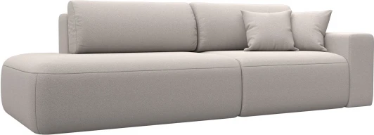 127722 Диван прямой Лига-036 НПБ Модерн подлокотник справа Лига Диванов (Замша) арт.127722