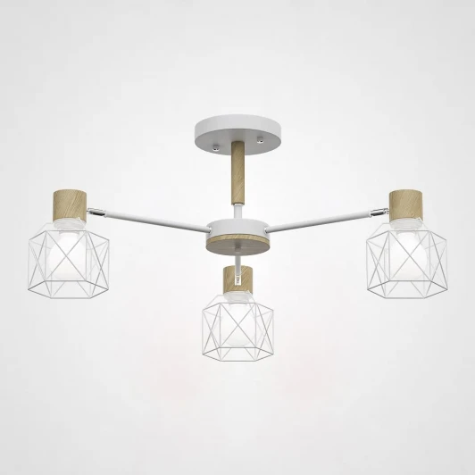 CORF-B01 Потолочная люстра на штанге Corf B3 White 3 Lamps ImperiumLoft Corf-B01 (189478-26) (220V)
