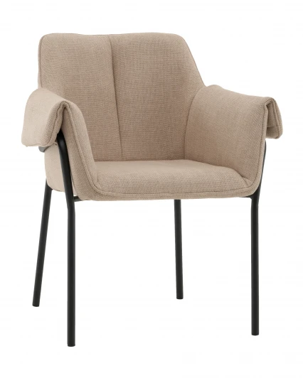 УТ000041519 Стул Фальчин рогожка бежевый Stool Group арт.УТ000041519