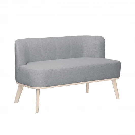 009295 Диван Жирон ткань серый, каркас лак Mebelik 009295