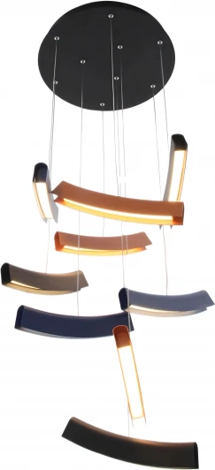 MZ31505-9-multi Подвесной светильник светодиодный с регулировкой цветовой температуры Mizi'en Slim MZ31505-9-multi (220V, на тросе)