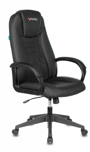 VIKING-8N/BLACK Кресло игровое Zombie VIKING-8N черный искусственная кожа крестовина пластик