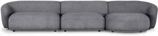 851157 Диван Fabro ОГОГО (арт.851157), (Ткань,Букле/Темно-серый)