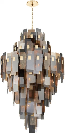 POINT SP39 Подвесная люстра каскадная большая Crystal Lux POINT SP39 (220V, на цепи)