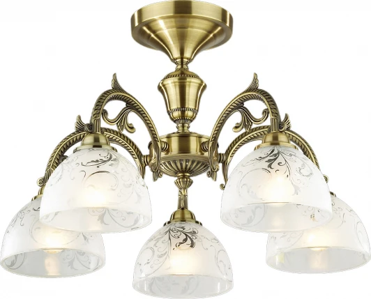 137-05-53 бронза Потолочная люстра N-Light 137 137-05-53 бронза