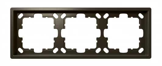 FD1003BR Рамка на 3 поста (бронза) Jasmart FD FD1003BR