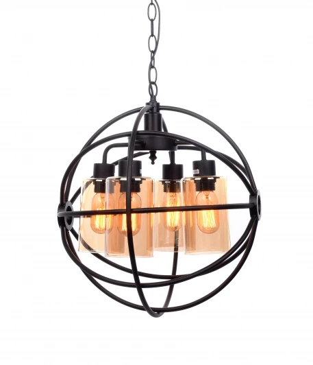 LDP 11509-4 BK Подвесная люстра Lumina Deco Stradi LDP 11509-4 BK