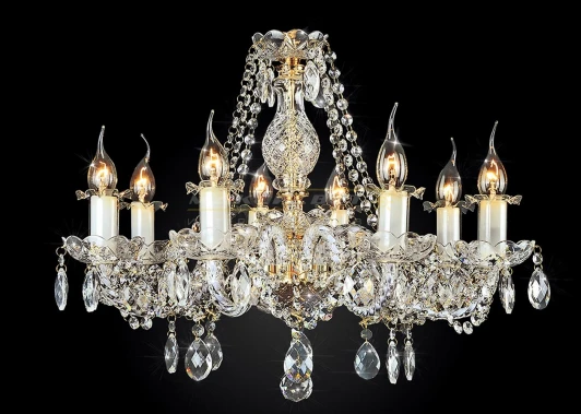 2-6660-8-FG E14 Подвесная люстра Максисвет 6660 2-6660-8-FG E14