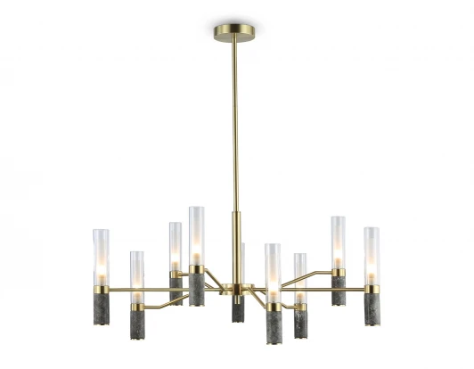 LH53355 Потолочная люстра на штанге с мрамором Ambrella Ceramo Modern LH53355