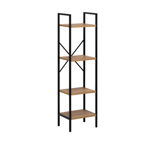 4687207095617 Стеллаж Стилвуд 14 узкий, 4 полки Leset 4687207095617