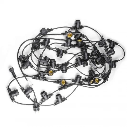 UDL-K110 40/E27/10M IP65 BLACK BELT-LIGHT Гирлянда Uniel UDL-K110 40/E27/10M IP65 BLACK BELT-LIGHT
