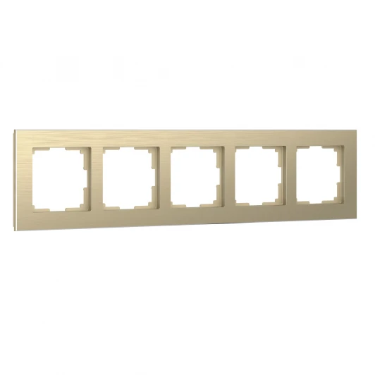 W0051711 Рамка на 5 постов (шампань алюминий) W0051711 (a052316)
