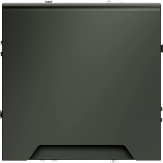 VLS040306 Розетка с заземлением, шторками и крышкой (титан) Voltum S70 VLS040306