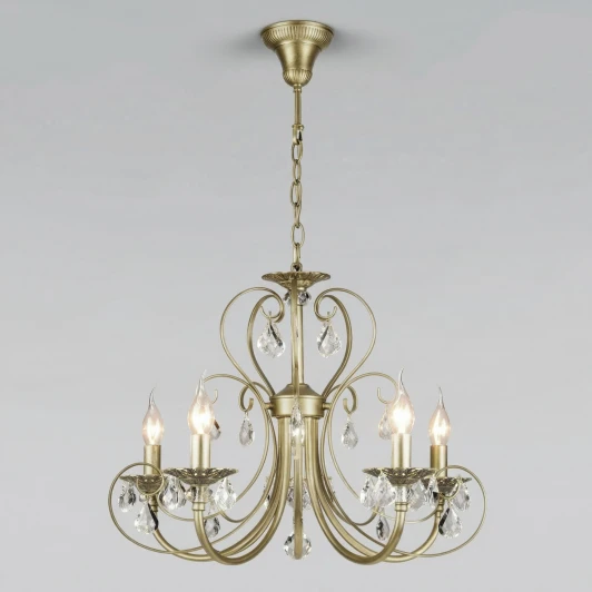 3305/5 Подвесная люстра с хрусталем Eurosvet Alda 3305/5