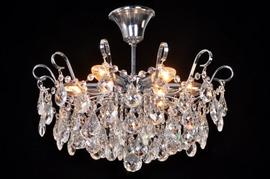 HAPPY DIAMONDS I 11546/6C CHROME Потолочная люстра Natali Kovaltseva Happy Diamonds I 11546/6C CHROME