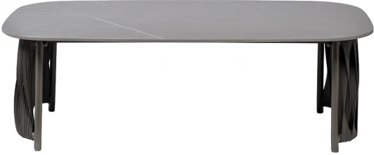 39AR-00403 Стол журнальный уличный Оливер серый 77*130*43см Garda Decor арт.39AR-00403