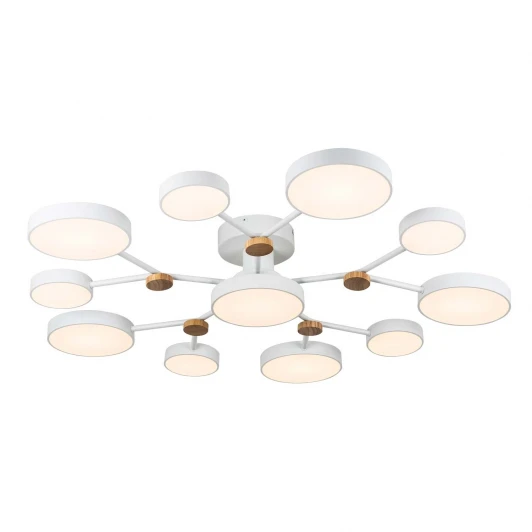 L3201-960 WT Потолочная люстра светодиодная с пультом с регулировкой цветовой температуры LED4U LED4U L3201-960 WT