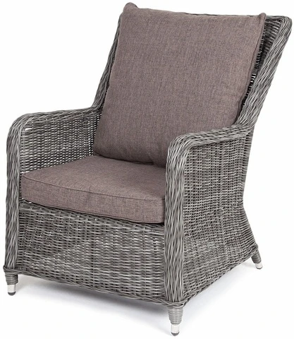 YH-C1579W-2 graphite "Гляссе" кресло плетеное из искусственного ротанга, цвет графит 4SIS арт.УТ-00002580