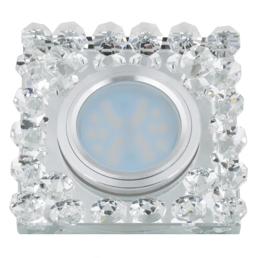 DLS-L131 GU5.3 CHROME/CLEAR Встраиваемый точечный светильник Fametto Luciole DLS-L131 GU5.3 CHROME/CLEAR