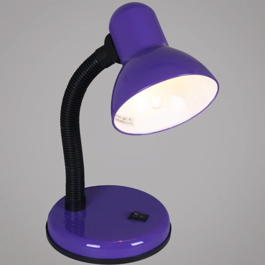 00203-0.7-01 PURPLE Офисная настольная лампа с выключателем Reluce 00203-0.7-01 PURPLE