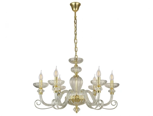 8626/C mat.soft gold clear Подвесная люстра Newport Annette 8626/C mat.soft gold clear
