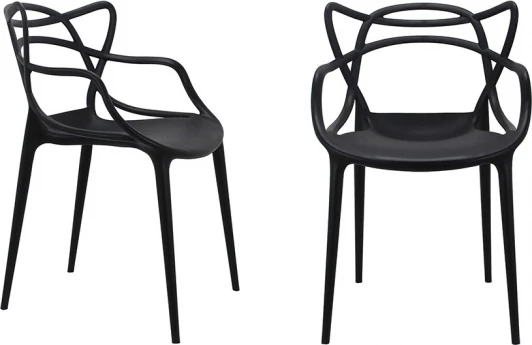 FR 0134P Комплект из 2-х стульев Bradex Home Masters черный (FR 0134P)