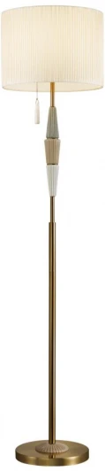 5403/1FA Торшер Odeon Light Latte 5403/1FA бронзовый/светло-коричневый/кремовый/металл/керамика/ткань E27 1*60W