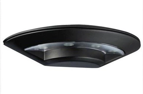 HL237L (076-003-0006) Светильник настенный уличный светодиодный Horoz Ardic, 1 плафон, черный, прозрачный