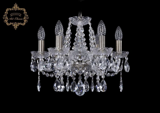 11.12.6.141.Br.Sp Подвесная люстра Art Classic 11.12 11.12.6.141.Br.Sp (220V, хрусталь, на цепи, подсвечник, свеча)