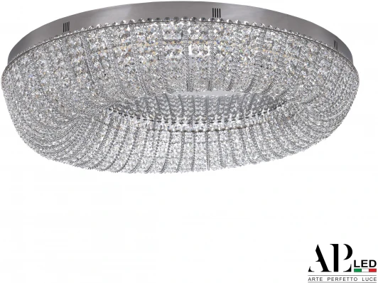 SH610.2.80.M.Ni.4000 Потолочная люстра светодиодная APL LED Sicilia SH610.2.80.M.Ni.4000