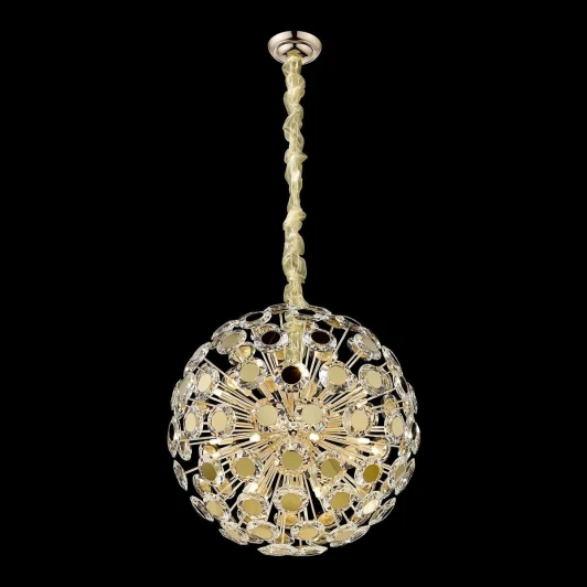 WE109.23.303 Подвесной светильник Wertmark Brunella WE109.23.303 (220V, хрусталь, на цепи, шар)