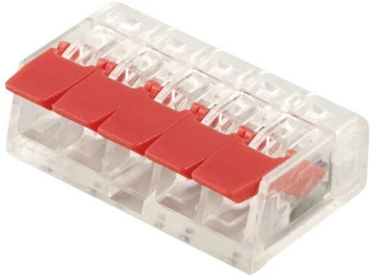 32419 Клемма пружинная 5-и проводная Stekker 32419