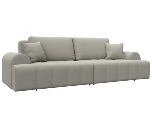 131109 Диван прямой Лига-080 (ДСП/Пластик/Рогожка/Бежевый) Лига Диванов 131109