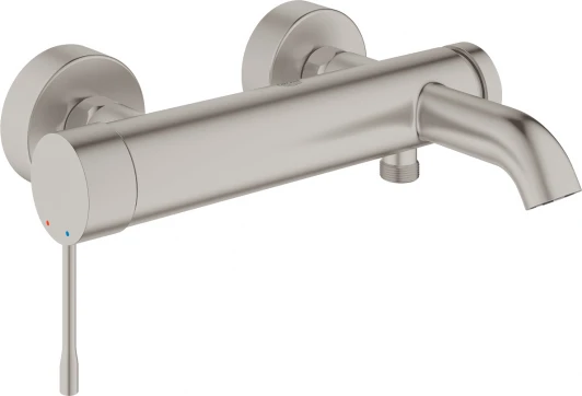 33624DC1 Смеситель Grohe Essence New 33624DC1 для ванны с душем, суперсталь
