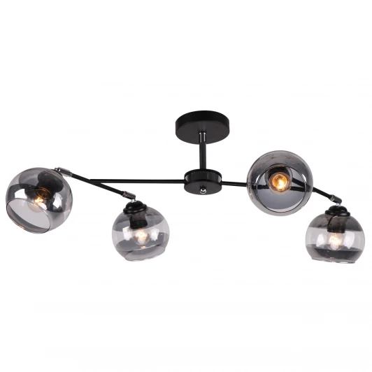 MD.9460-4-S BK+CH Потолочная люстра Imex MD.9460-4-S BK+CH
