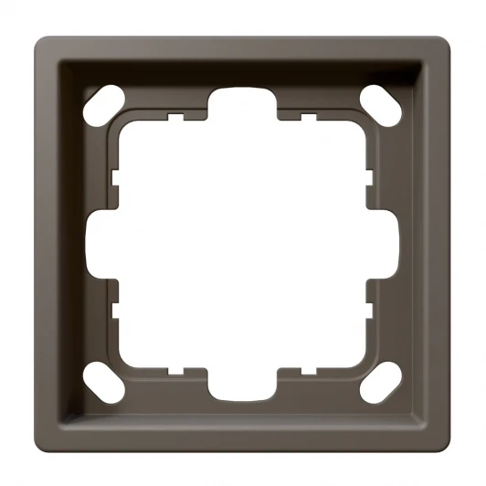 FD1001PTM Рамка на 1 пост (тауп soft touch) Jasmart FD FD1001PTM