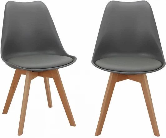FR 0025P Комплект из 2-х стульев Eames Bon серый Bradex Home арт.FR 0025P