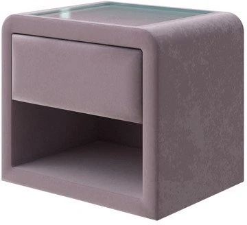 1934320 PROxSON Тумба Cube (Ткань: Велюр Shaggy Java) 52x41