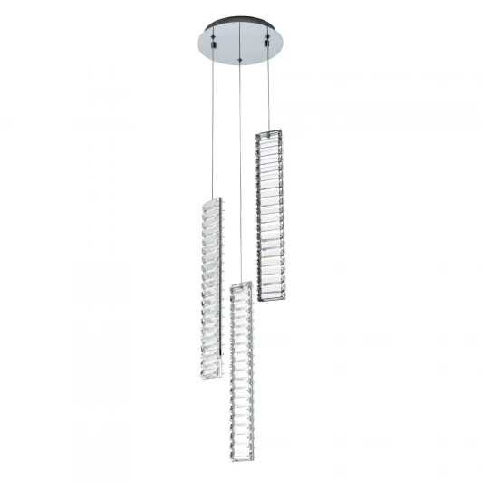 MS.88909.3R CR Подвесной светильник светодиодный хрустальный Modelux MODESTYLE MS.88909.3R CR