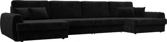 129331 Диван П-образный Лига-057 НПБ Лонг Лига Диванов (Велюр) арт.129331